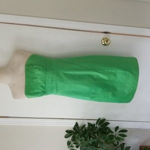 Davids Bridal green strapless dress. Size 6